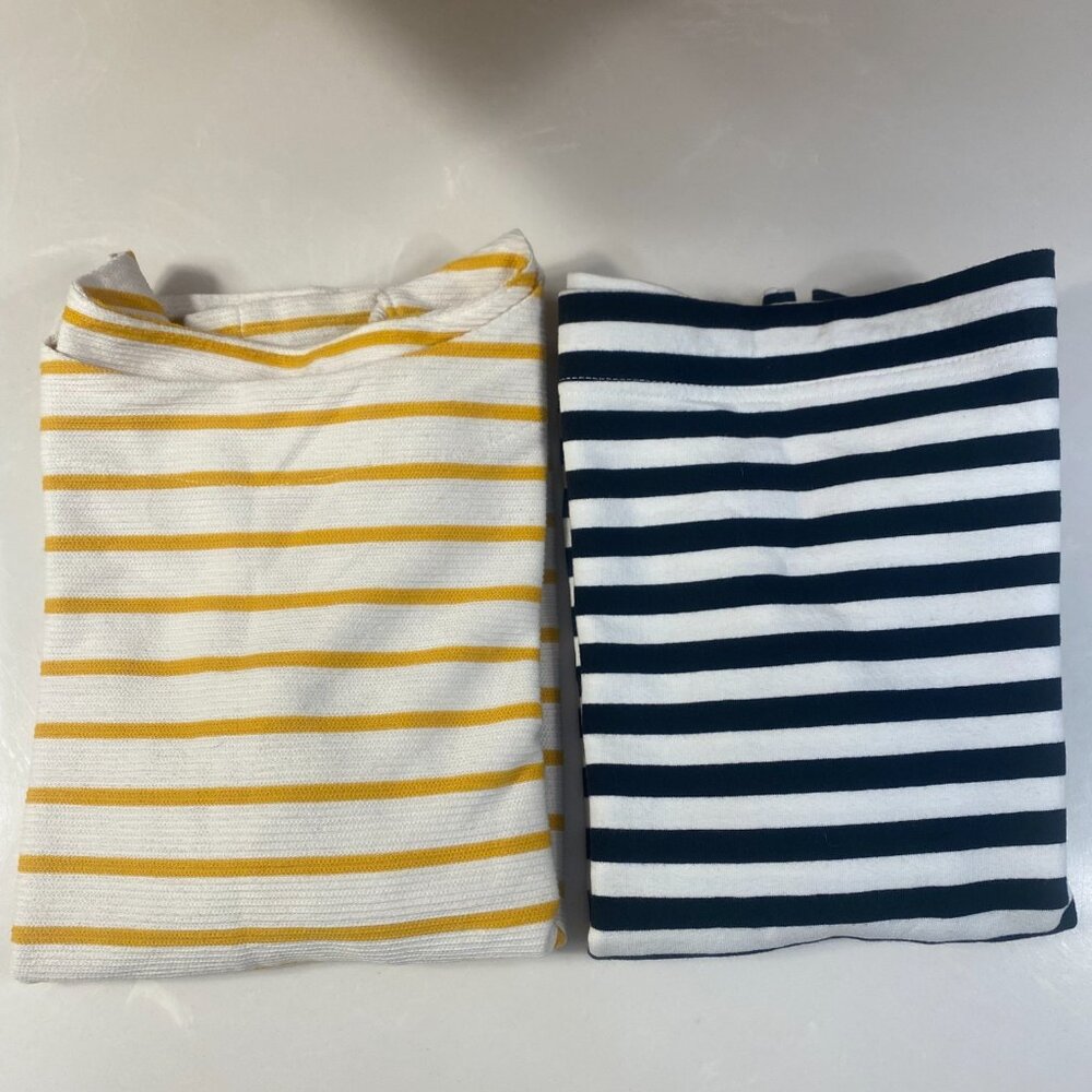 French style striped 2 shirts - 2 shirts - Medium